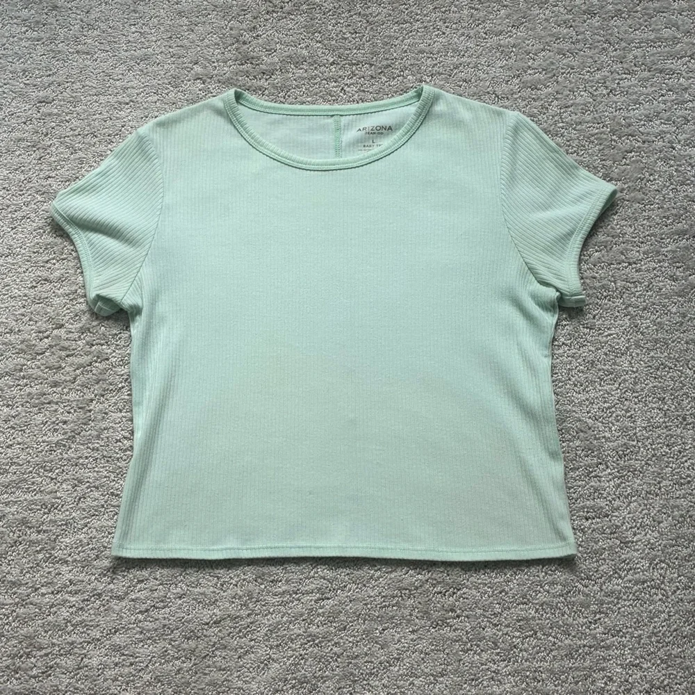 GUC Arizona Jean Company Mint Green Baby T-Shirt Crew Neck Short Sleeve - Picture 1 of 4